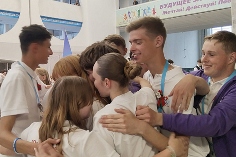 Торжественная церемония закрытия проекта «Поезд Памяти» прошла в Минском дворце детей и молодежи